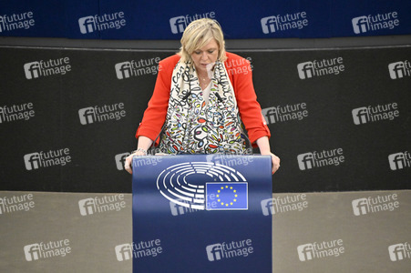 Plenartagung zum Ergebnis des EU-China-Gipfels im EU-Parlament in Straßburg