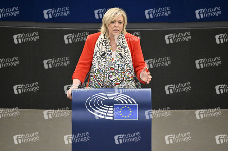 Plenartagung zum Ergebnis des EU-China-Gipfels im EU-Parlament in Straßburg