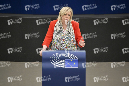 Plenartagung zum Ergebnis des EU-China-Gipfels im EU-Parlament in Straßburg