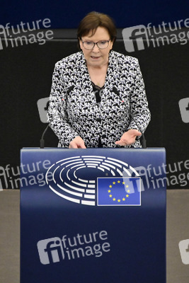 Plenartagung zum Schutz von Ukraine-Flüchtlingen im EU-Parlament in Straßburg