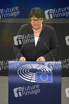 Plenartagung zum Schutz von Ukraine-Flüchtlingen im EU-Parlament in Straßburg