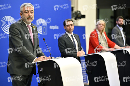 Pressebriefing der Fraktion Renew im EU-Parlament in Straßburg
