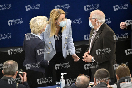 Plenartagung zum Ukraine-Krieg im EU-Parlament in Straßburg