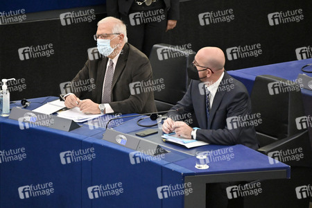 Plenartagung zum Ukraine-Krieg im EU-Parlament in Straßburg