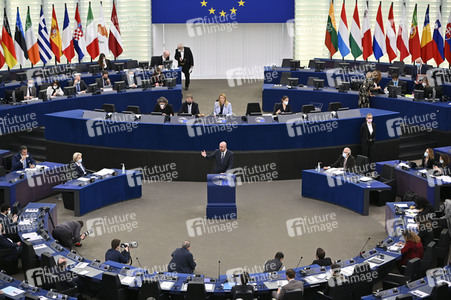 Plenartagung zum Ukraine-Krieg im EU-Parlament in Straßburg