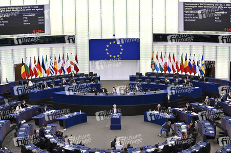 Plenartagung zum Ukraine-Krieg im EU-Parlament in Straßburg