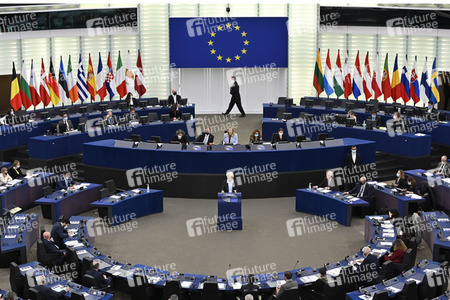 Plenartagung zum Ukraine-Krieg im EU-Parlament in Straßburg