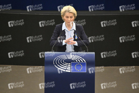 Plenartagung zum Ukraine-Krieg im EU-Parlament in Straßburg