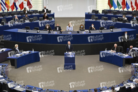 Plenartagung zum Ukraine-Krieg im EU-Parlament in Straßburg