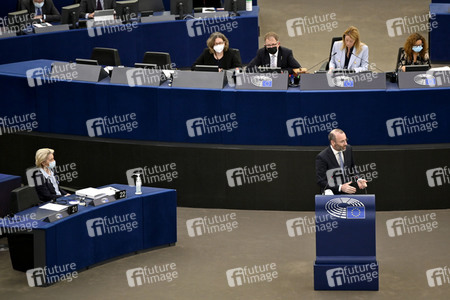 Plenartagung zum Ukraine-Krieg im EU-Parlament in Straßburg