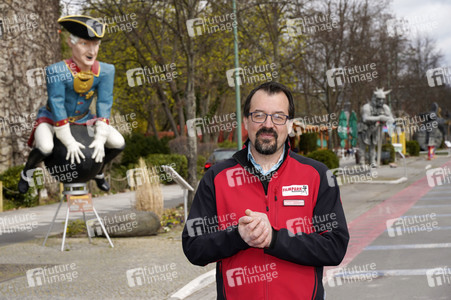 Pressetermin zum Saisonstart 2022 vom Filmpark Babelsberg in Potsdam