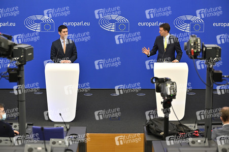 Pressekonferenz zum Assoziationsausschusses EU-Moldau im EU-Parlament in Straßburg