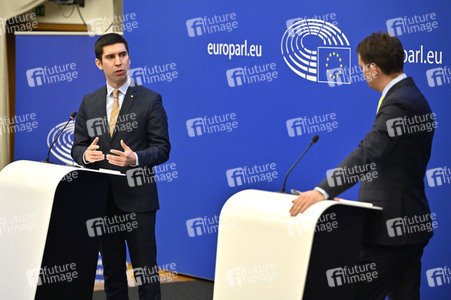 Pressekonferenz zum Assoziationsausschusses EU-Moldau im EU-Parlament in Straßburg