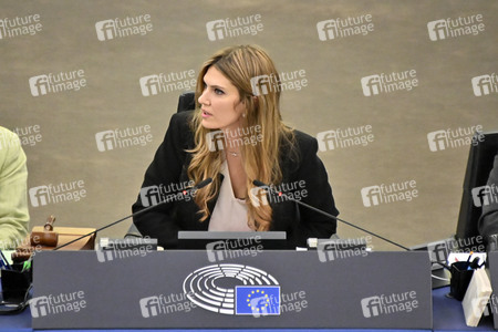 Plenartagung zu Polen und Ungarn im EU-Parlament in Straßburg