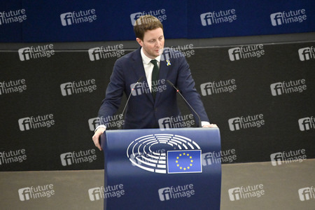 Plenartagung zu Polen und Ungarn im EU-Parlament in Straßburg