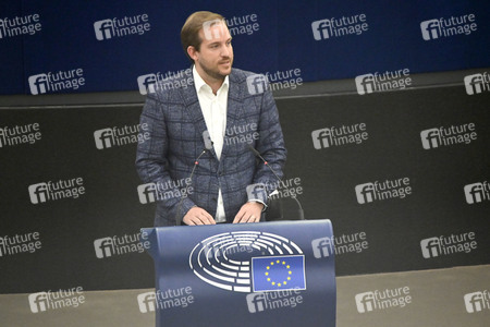 Plenartagung zu Polen und Ungarn im EU-Parlament in Straßburg