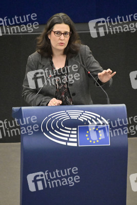 Plenartagung zu Polen und Ungarn im EU-Parlament in Straßburg