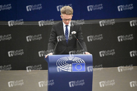 Plenartagung zu Polen und Ungarn im EU-Parlament in Straßburg