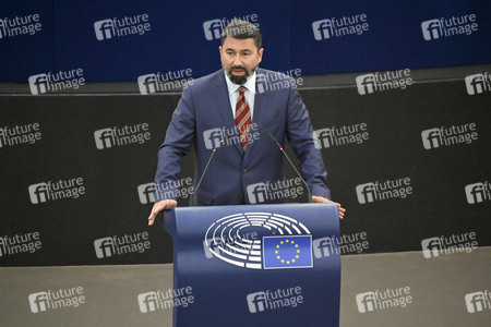 Plenartagung zu Polen und Ungarn im EU-Parlament in Straßburg