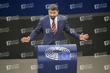 Plenartagung zu Polen und Ungarn im EU-Parlament in Straßburg