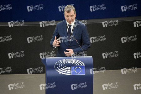 Plenartagung zu Polen und Ungarn im EU-Parlament in Straßburg