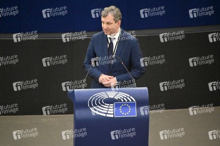 Plenartagung zu Polen und Ungarn im EU-Parlament in Straßburg