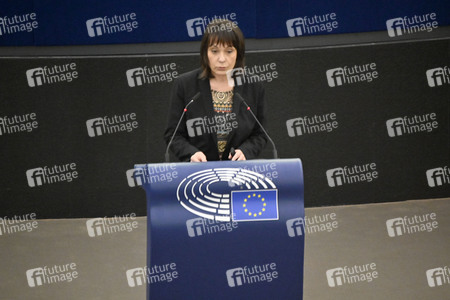 Plenartagung zu Polen und Ungarn im EU-Parlament in Straßburg