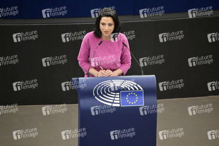 Plenartagung zu Polen und Ungarn im EU-Parlament in Straßburg