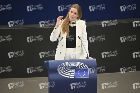 Plenartagung zu Polen und Ungarn im EU-Parlament in Straßburg