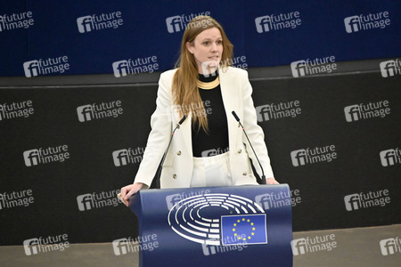 Plenartagung zu Polen und Ungarn im EU-Parlament in Straßburg