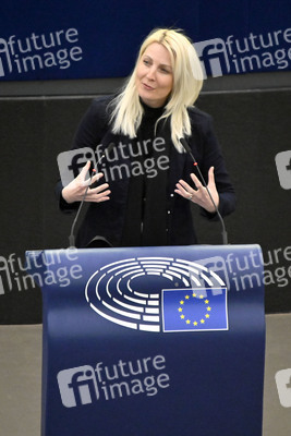 Plenartagung zu Polen und Ungarn im EU-Parlament in Straßburg