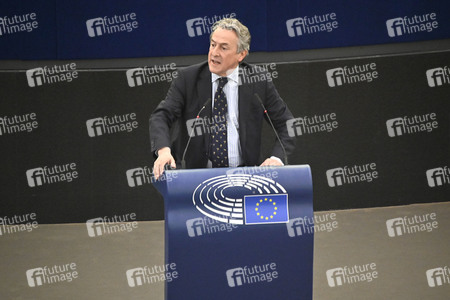 Plenartagung zu Polen und Ungarn im EU-Parlament in Straßburg