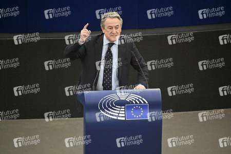 Plenartagung zu Polen und Ungarn im EU-Parlament in Straßburg