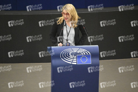 Plenartagung zu Polen und Ungarn im EU-Parlament in Straßburg