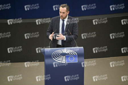 Plenartagung zu Polen und Ungarn im EU-Parlament in Straßburg