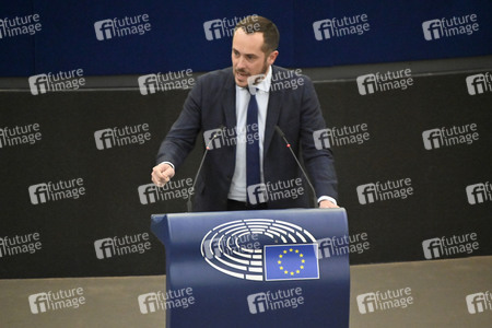 Plenartagung zu Polen und Ungarn im EU-Parlament in Straßburg