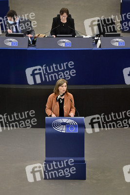 Plenartagung zu Gemeinsamkeiten des Putin-Regimes und rechtsextremer Bewegungen in Europa im EU-Parlament in Straßburg