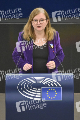 Plenartagung zu Gemeinsamkeiten des Putin-Regimes und rechtsextremer Bewegungen in Europa im EU-Parlament in Straßburg