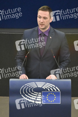 Plenartagung zu Gemeinsamkeiten des Putin-Regimes und rechtsextremer Bewegungen in Europa im EU-Parlament in Straßburg