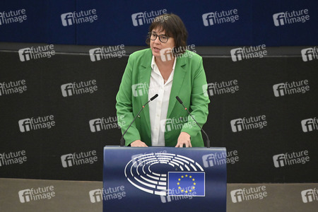 Plenartagung zu Gemeinsamkeiten des Putin-Regimes und rechtsextremer Bewegungen in Europa im EU-Parlament in Straßburg