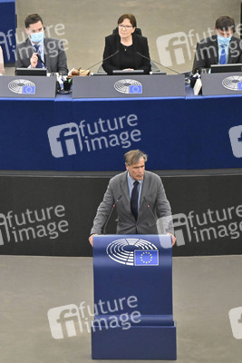 Plenartagung zu Gemeinsamkeiten des Putin-Regimes und rechtsextremer Bewegungen in Europa im EU-Parlament in Straßburg