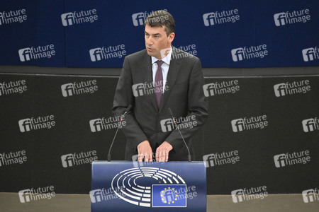 Plenartagung zu Gemeinsamkeiten des Putin-Regimes und rechtsextremer Bewegungen in Europa im EU-Parlament in Straßburg