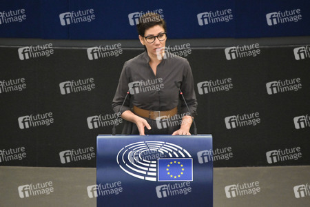 Debatte über Roma-Gemeinschaften im EU-Parlament in Straßburg