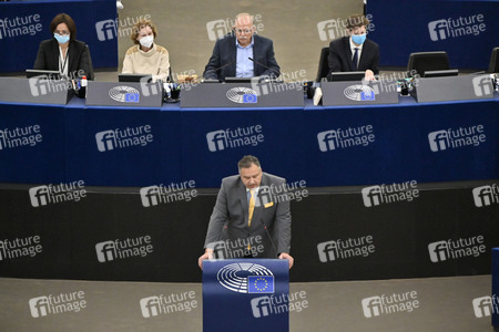 Debatte über Roma-Gemeinschaften im EU-Parlament in Straßburg