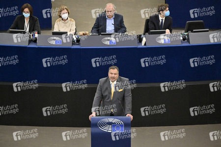 Debatte über Roma-Gemeinschaften im EU-Parlament in Straßburg