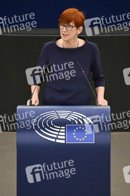 Debatte über Roma-Gemeinschaften im EU-Parlament in Straßburg