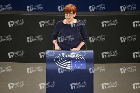 Debatte über Roma-Gemeinschaften im EU-Parlament in Straßburg