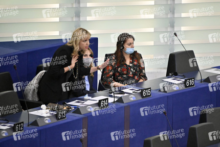 Debatte über Roma-Gemeinschaften im EU-Parlament in Straßburg