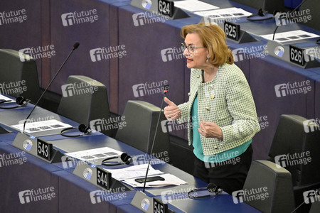 Debatte über Roma-Gemeinschaften im EU-Parlament in Straßburg