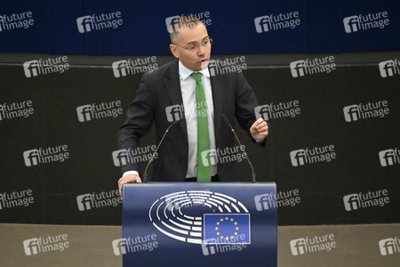 Debatte über Roma-Gemeinschaften im EU-Parlament in Straßburg